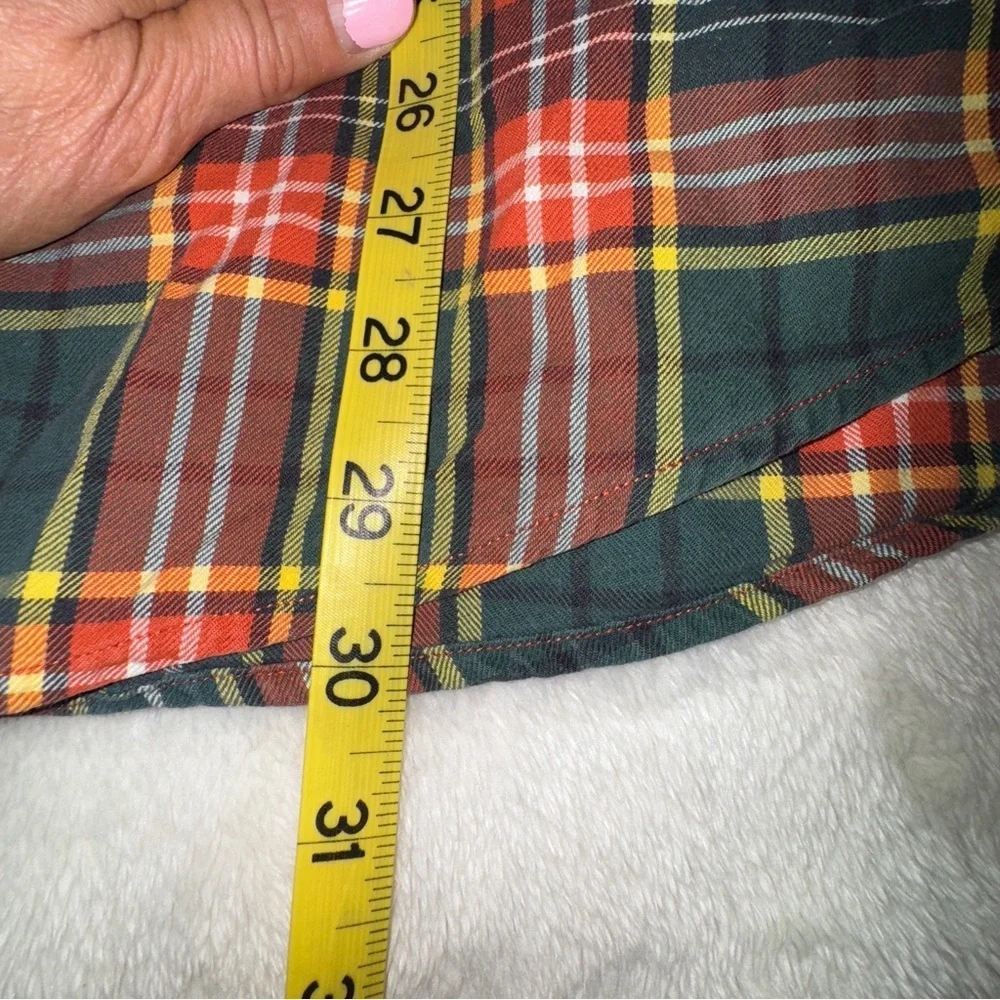 J. Crew Men's Vibrant Plaid Button Down Shirt